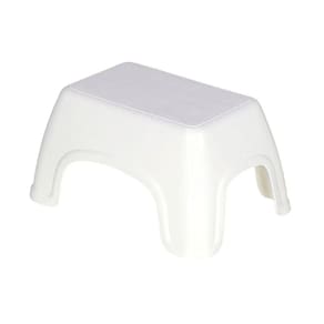 Banco Infantil Tramontina Catty Em Polipropileno Cor:branco