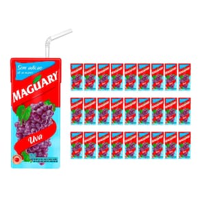 Suco Maguary Light Uva Sem Açúcar 200ml 27 Unidades