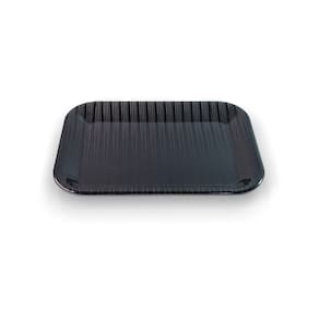 Travessa Retangular Linha Psicodélica Preta 20,5Cm - Ad