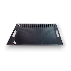 Bandeja Retangular Linha Psicodélica Preta 33,0Cm - Ad