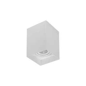 Spot De Sobrepor Astraled Carina Par 20 E27 Quadrado Bivolt Branco Ss-7710