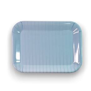 Travessa Retangular Linha Psicodélica Azul 25,5Cm - Ad