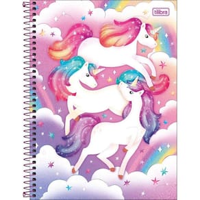 Caderno Espiral Capa Dura Universitário 1 Matéria Blink 80 Folhas Tilibra Estampa 2