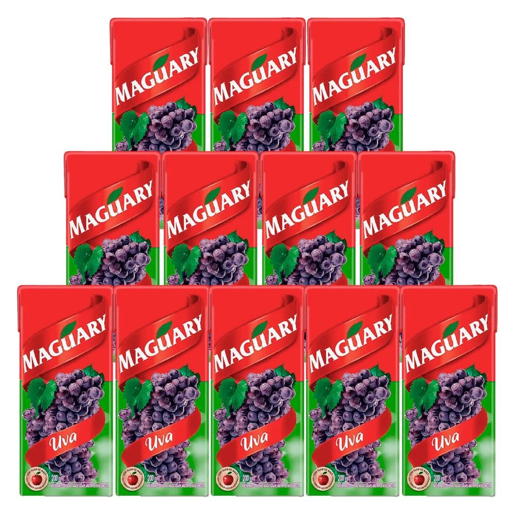 Suco Maguary Néctar de Uva 200ml 12 Unidades