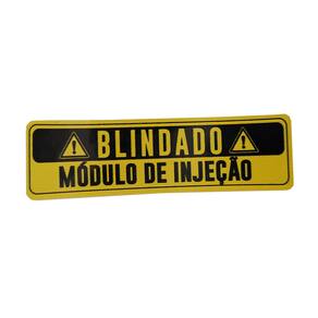 Adesivo Rótulo 7x7cm Módulo De Injeção Blindado