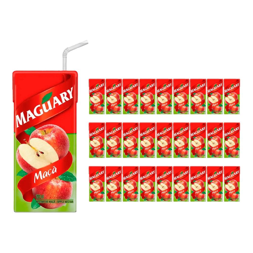 Suco Maguary Néctar de Maçã 200ml 27 Unidades