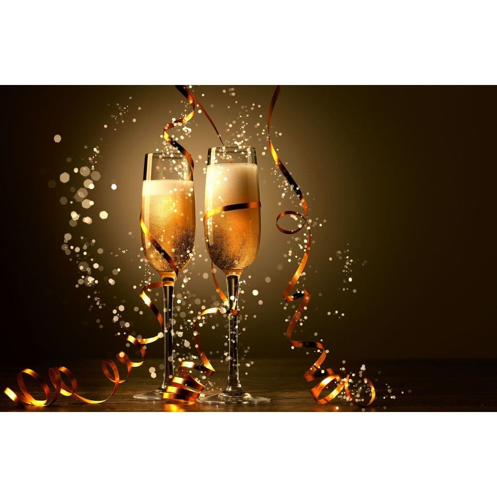 Painel em lona Ano Novo  150x100cm