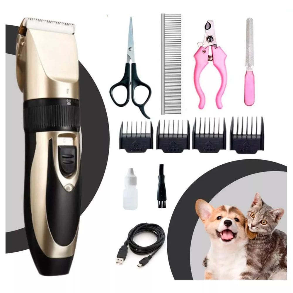 Máquina Tosa Pet Profissional S/Fio - Recarregável