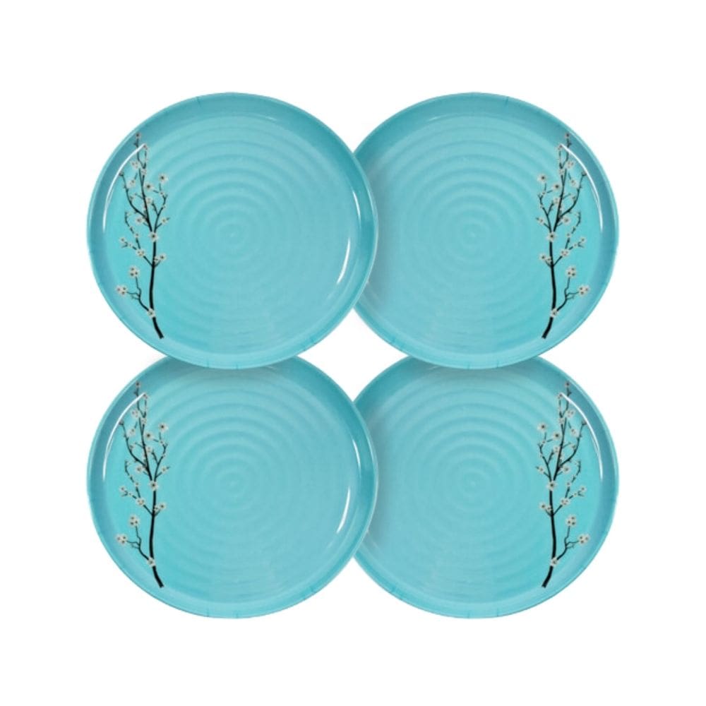 Kit 4 Pratos De Sobremesa Linha Sakura Tiffany 19Cm - Ad.