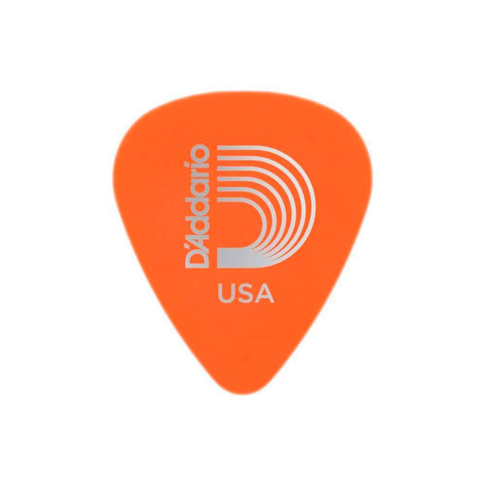 Palheta Daddario Duralin 0,60mm Light Laranja 10un 1dor2-10