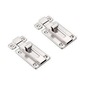 Kit 2 Trincos Inox Porta Janela Armário Fecho Ferrolho