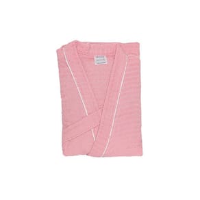 Roupão Atoalhado 100% Algodão Briza Rosa 4022 Tamanho Gg