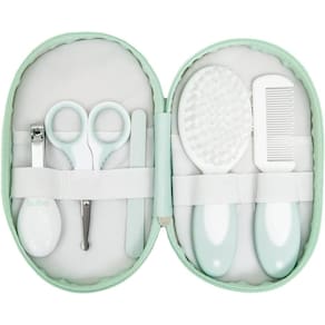 Kit Higiene Cuidados Bebê Escova, Pente, Tesoura E Cortador