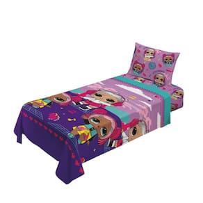 Jogo de Cama Infantil Lepper Lol Solteiro 3 Peças Microfibra Roxo
