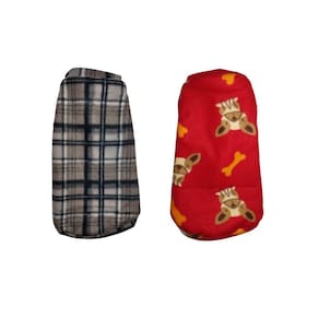 Kit 2 Roupas Para Cães - Suéter De Inverno Egg