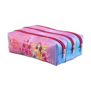 Estojo 3 Divisórias Beautiful Princess Rosa Look