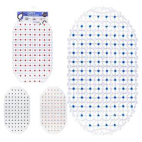Tapete Pvc Oval Banheiro Com Ventosa Colors 63X34Cm Homeflex