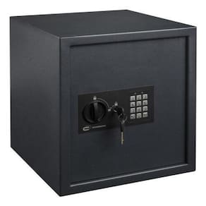 Cofre Digital 40 L Senha E Chave 40X35X36Cm Sobrepor Aço