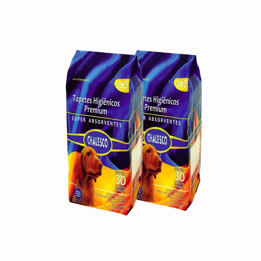 Kit Tapete para Cachorro Descartavel Chalesco 60 Unidades