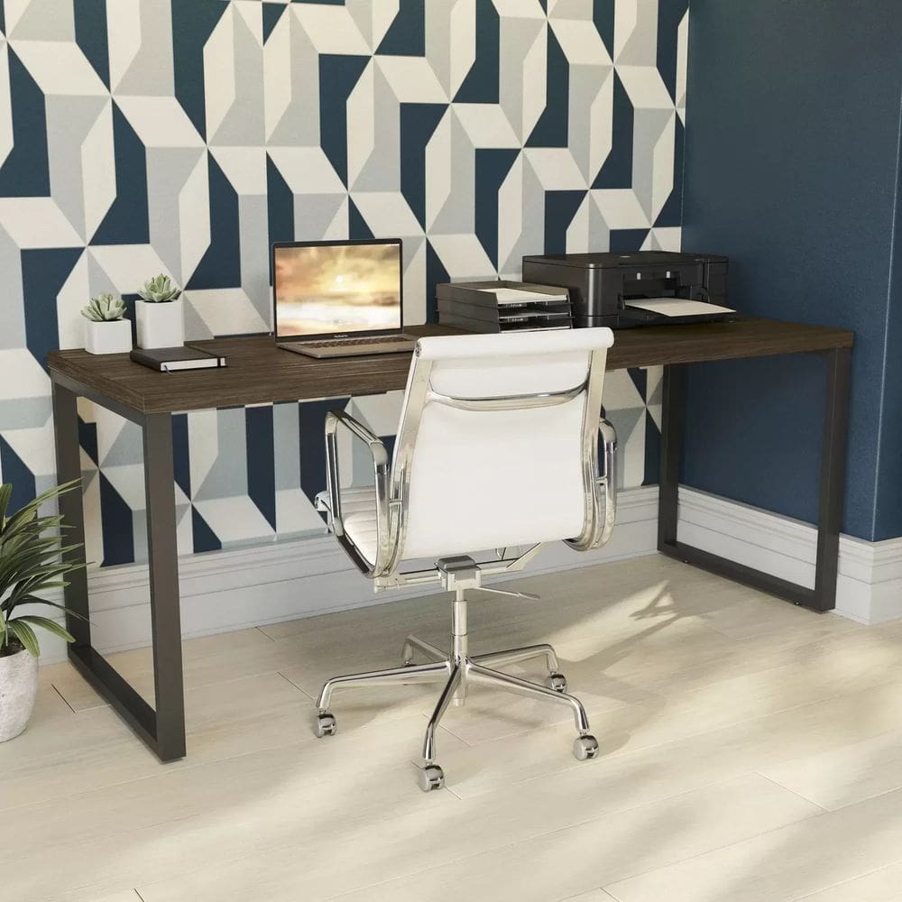 Mesa para Escritório Diretor 190cm Office Carvalho/Munique