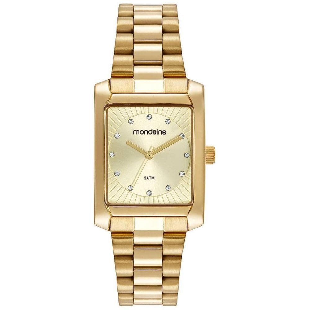 Relogio Mondaine Feminino Ref: 32480Lpmvde1 Retangular