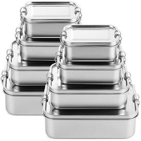 Recipiente de armazenamento de alimentos Umigy Stainless Steel Bento Box 550-2400ml