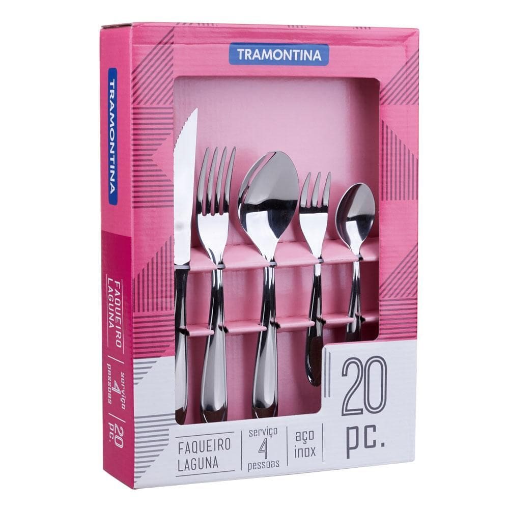 Faqueiro 20 Peças Inox Tramontina Laguna 66906/443