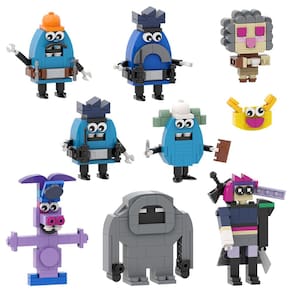 Building Block Toys IVVTNHZ Sideout 9 em 1 para crianças maiores de 6 anos (498 unidades)