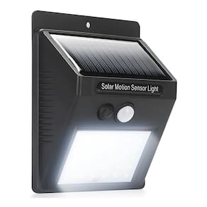 Luminária Solar 30 Leds Sensor de Movimento Lâmpada Á Prova D`água para Área Externa Jardim