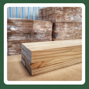 6 Ripas Sarrafos Eucalipto 1x10x50cm Aplainado Artesanato