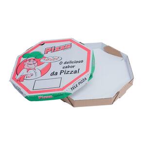 Kit C/ 05 Pct. De Emb. Oitav. P/ Pizza N. 40 C/ 25 Un. Timbrada