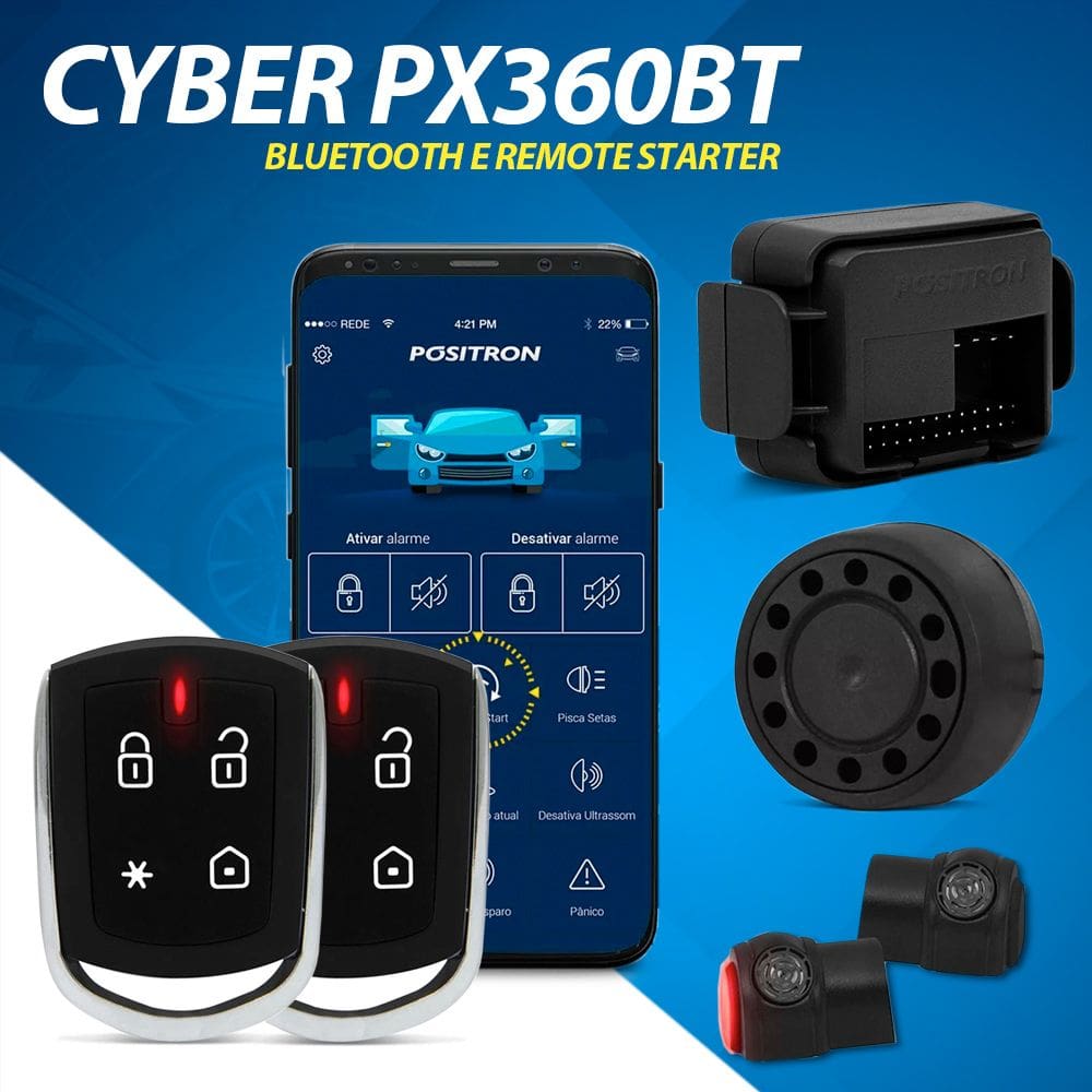 Alarme Golf 1992 1993 1994 1995 1996 Automotivo Controle Partida Remota à Distância Via Aplicativo App