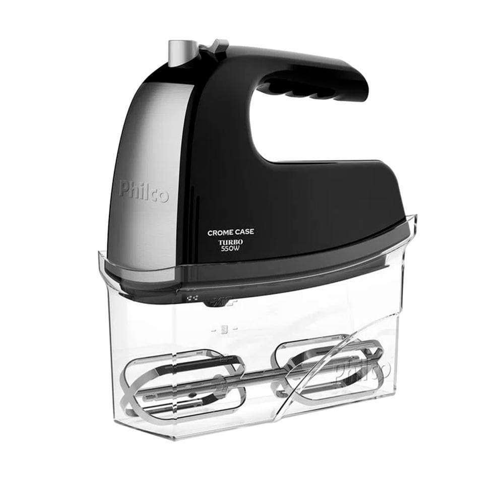 Batedeira Portatil Philco Pbt45Op Crome Case 4 Veloc. - 220V