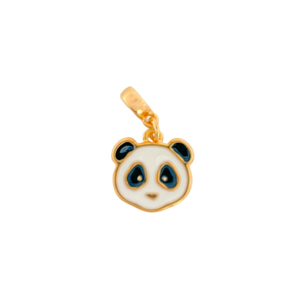 Berloque Urso Panda Banhado a Ouro