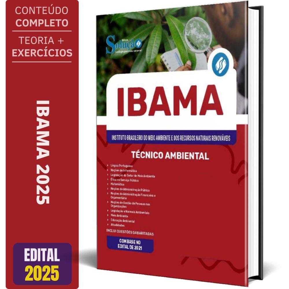 Apostila Concurso Ibama 2025 - Técnico Ambiental