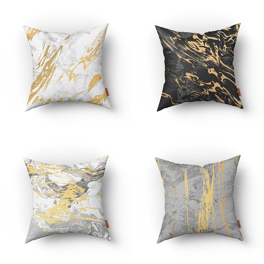 Kit Capas De Almofadas Decorativas Estampadas 30X30Cm 369