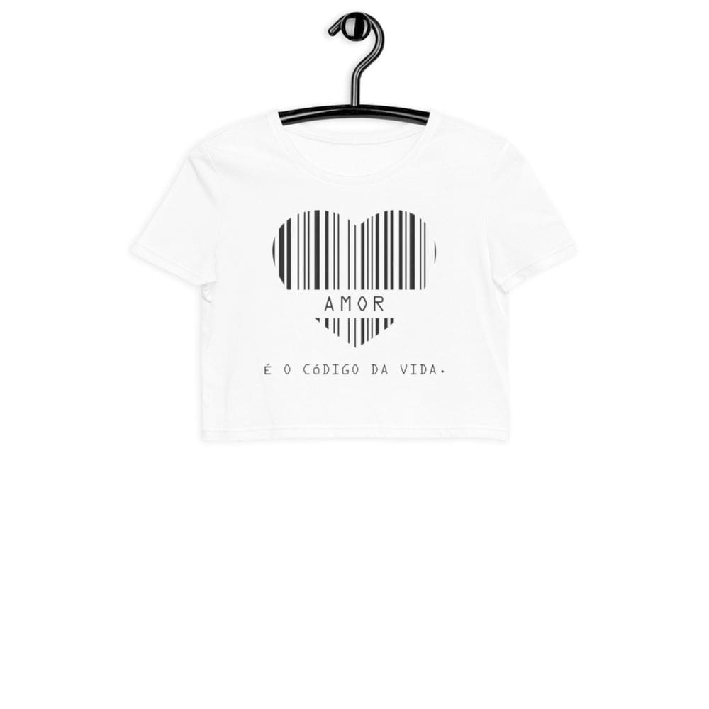 Blusa Cropped Código do Amor