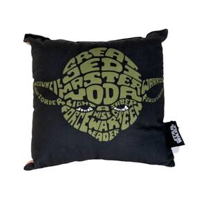 Almofada Fibra Veludo Mestre Yoda Star Wars 25X25