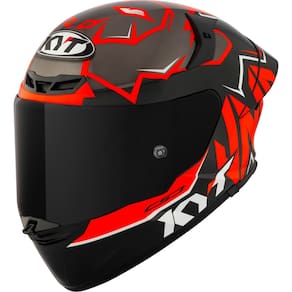 Capacete KYT TT Revo Nicolo Bulega 2022 Preto e Vermelho