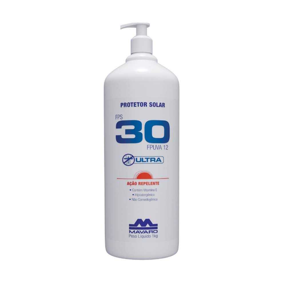 Protetor Solar C/ Repelente Fps 30 1 Litro Mavaro