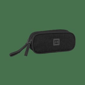Estojo Duplo Cores Clio Style Authentic Escolar Lápis Preto