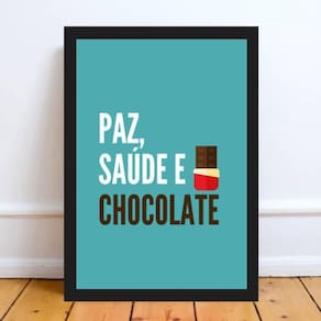 Quadro Decorativo Natal Família Reunida 45X34cm Preta