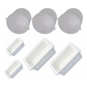 Kit 3 Formas Redonda 1Kg 2 Retangular 1Kg 2 Retangular 4Kg