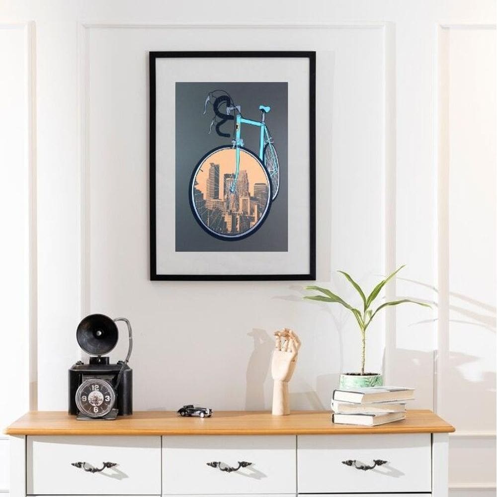 Quadro Bicicleta Cidade - 60X48Cm