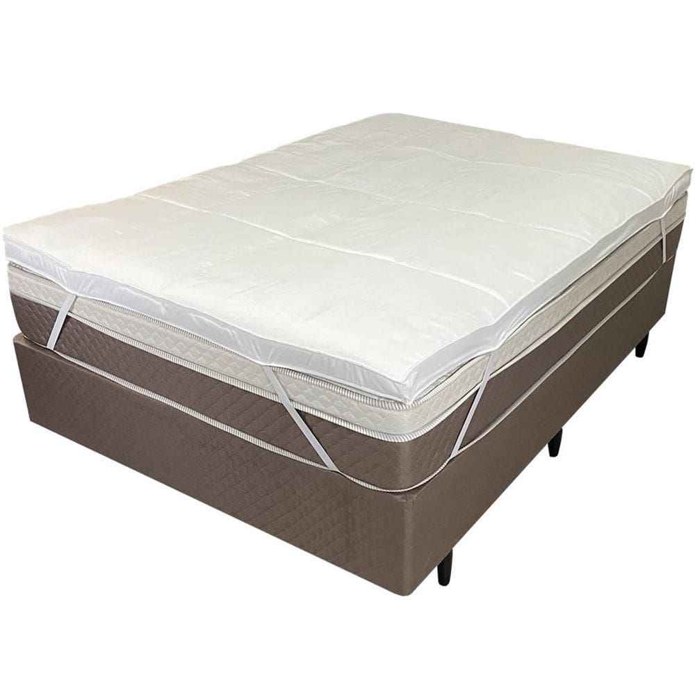 Pillow Top Solteiro King Dupla Face 200 Fios 6cm 700g/m² 100x200cm
