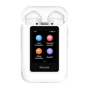 Fones de ouvido tradutor Wooask A8 TransBuds AI Offline 144 idiomas