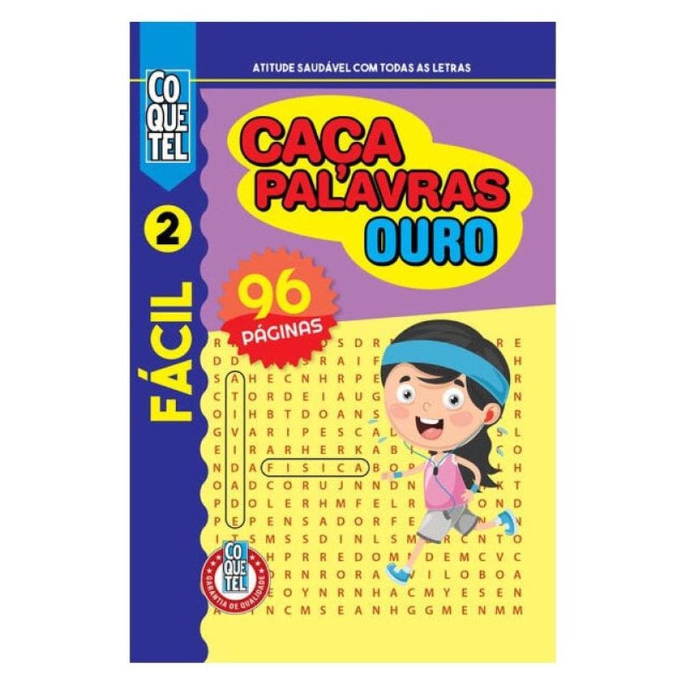 Livro Coquetel Caça-Palavras Ouro 2