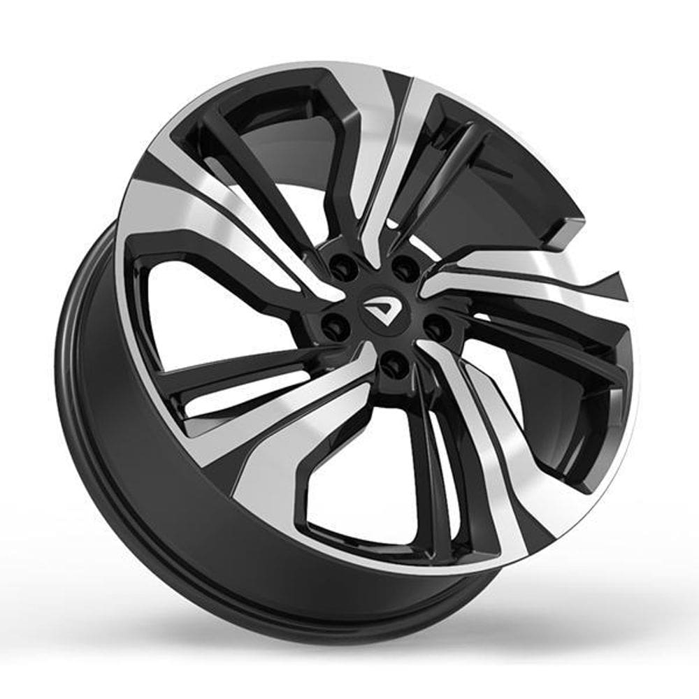 Roda Tokyo 2004 20X7,5, 5X114,3 - Et 45 Preto Brilha