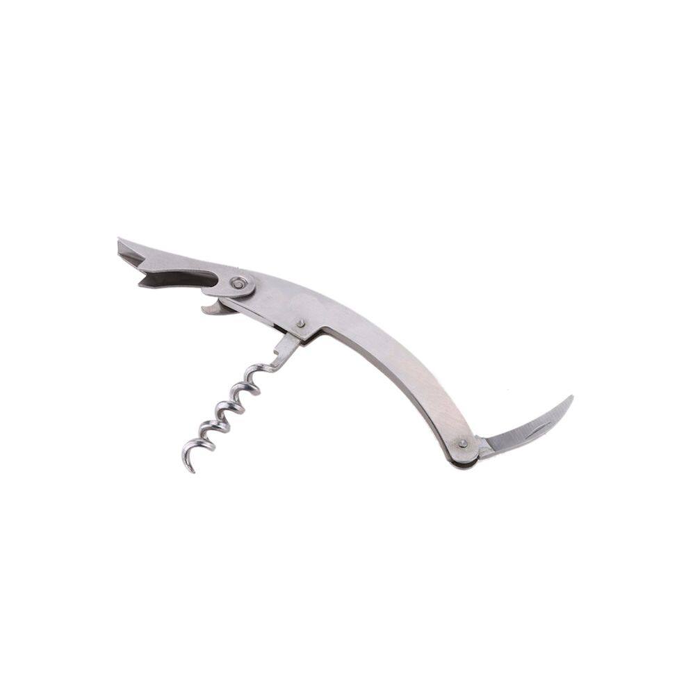 Saca Rolha Multiuso em Aço Inox