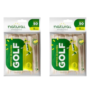 Espeto de Bambu Golf Natural Brands 100 Unidades